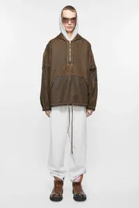 Спортивные штаны из хлопка Acne Studios, цвет Pale Grey Melange
