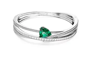 Swarovski Серебряные браслеты Hyperbola Bangles для женщин