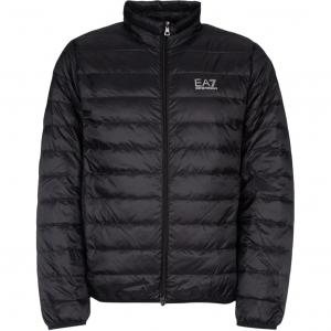 Ea7 Core Identity Складная пуховая куртка EMPORIO ARMANI, Угольно-черный