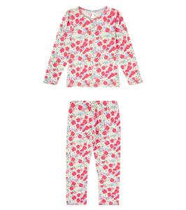 Комплект топ и леггинсы Babette из хлопка с цветочным принтом Konges Sløjd, Floris