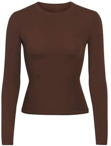 Лонгслив Skims Fits Everybody, кофейный