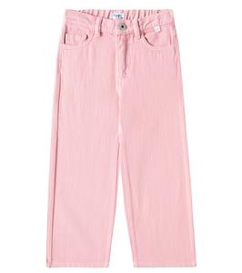 Прямые джинсы с высокой талией Il Gufo, розовый