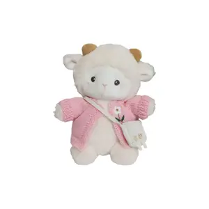 Плюшевая кукла Poky Lamb высотой 23 см Dolls and bears dance, белый
