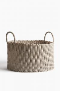 Корзина для хранения H&M Extra Large Plastic Storage, 45 см, бежевый