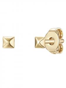 Glanzstücke München Серьги-гвоздики из стерлингового серебра с отделкой из желтого золота