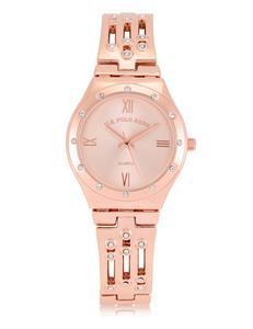 Часы U.S. Polo Assn Ladies Gold Analog Bracelet, золотой
