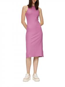 Платье до колена QS by S. Oliver, розовый