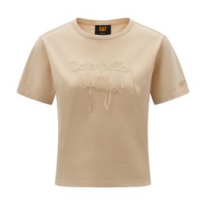 Футболка женская CAT, Apricot