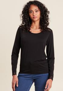 Топ с длинными рукавами Breal, черный