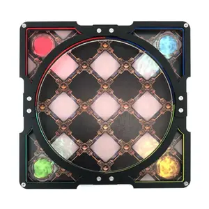 Лоток для кубиков 10 x 10 дюймов — Волшебная лаборатория с веганской кожей, Square Party Dice Trays (C4 Labs)