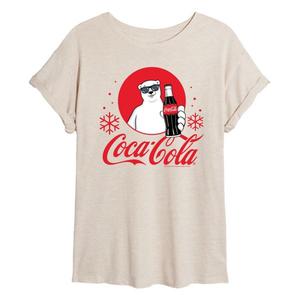 Футболка Juniors Coca-Cola Polar Bears большого размера Licensed Character, бежевый