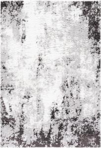 Ковер SAFAVIEH, 244 x 305 см, - коллекция Berber Shag - большой - Grey & Dark Grey, современный дизайн, не линяет и легко чистится, плюшевый высокий ворс, идеально для гостиной, спальни, столовой (BER543F)