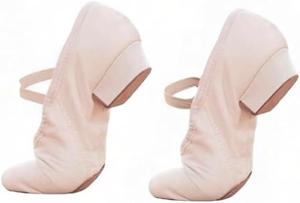 Балетные туфли, танцевальные тапочки, эластичные балетные туфли из холста для взрослых, мягкие балетные туфли для танцев для женщин, девушек и мальчиков Generic, розовый