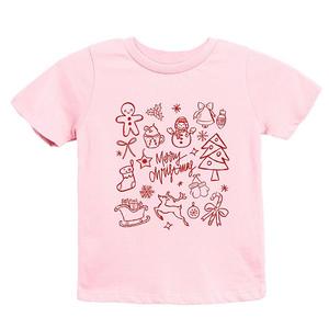 Футболка с новогодними рисунками The Juniper Shop, Pink