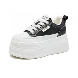 Низкие повседневные кроссовки для женщин POOQ, черный