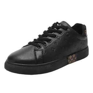 Playboy Мужские лоу-топ скейтборд кроссовки черные, цвет Black