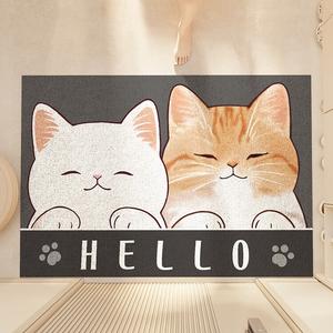 Dajiang Ковер 60х90 см для прихожей с мультяшным рисунком, грязеотталкивающий, износостойкий