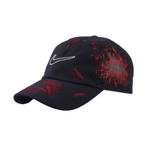 Nike Полиэстеровая бейсболка унисекс черная красная, Black Red
