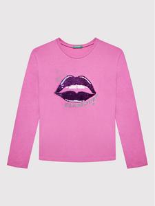 Блуза стандартного кроя United Colors Of Benetton, розовый