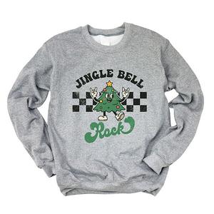 Джемпер Jingle bell rock checkered tree Simply Sage Market, Graphite