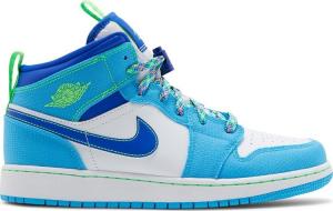 Кроссовки Air Jordan 1 Mid SE GS Sprite, синий