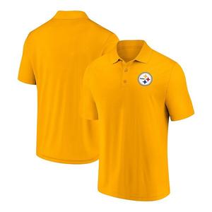 Мужская фирменная поло Pittsburgh Steelers с золотыми элементами Fanatics