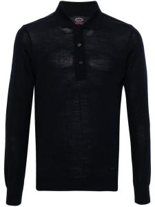 Рубашка-поло с вышитым логотипом Paul & Shark, синий