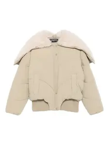 Бомбер на молнии Patrizia Pepe, нейтральный