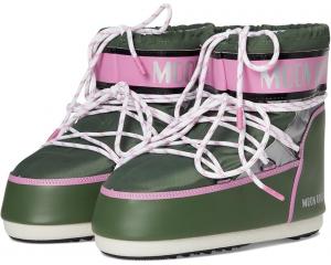 Женские ботинки MOON BOOT Icon Low Space Racing, Forest Green
