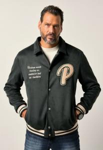 Куртка JP1880 CHEST EMBROIDERY COLOURED CUFFS, Midnight Green/Dark Green