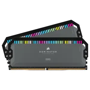 Оперативная память Dominator Platinum RGB AMD EXPO, 32 ГБ (2x16 ГБ) DDR5, 6000 МГц, CL36, CMT32GX5M2D6000Z36, серый