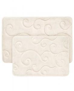 Домашний набор ковриков для ванной из пены с эффектом памяти, 2 предмета Baldwin, слоновая кость