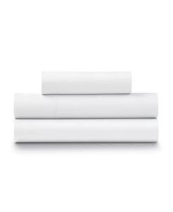 Перкаль Cool and Crisp, плотность нитей 300, комплекты простыней из 100% хлопка Ella Jayne, белый