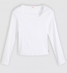 Лонгслив Levi's Premium Essential Square Neck, белый