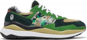 Кроссовки New Balance BAPE x 57/40 'Green', зеленый