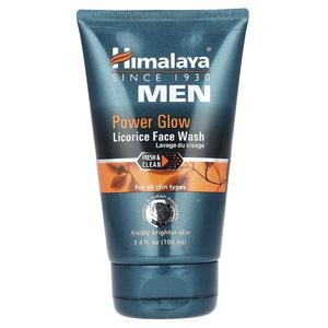 Men, Power Glow, Гель для умывания с солодкой, 3,4 жидких унции (100 мл) Himalaya