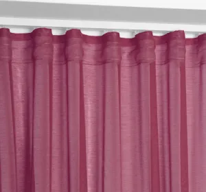 Прозрачная штора Dolly, доступна с подвесом на люверсах или в сборках, размер и цвет на выбор, 290x250 см, бордо Beautex GmbH