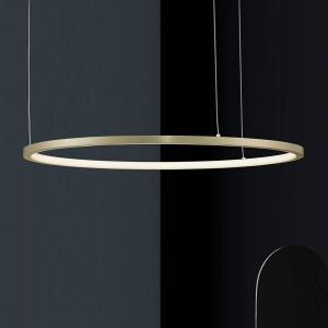 Подвесной светильник Nova Luce Tarquin, алюминий - 1 пламя - золото - диаметр: 60 см