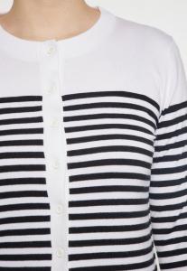 Кардиган DreiMaster CO-BRANDED WITH RISA, Schwarz Weiss/Mottled Black