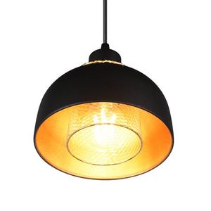 Подвесной светильник Reality Leuchten Punch 1-flammig, железо - черное - диаметр: 18 см