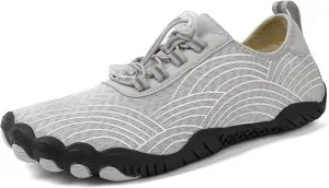 Женская обувь Kubbon Grounded, дышащая, нескользящая, для спорта, с широкой носочной частью, босоногого типа, для улицы, быстросохнущая, водная обувь, серый