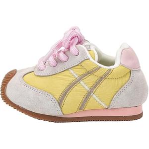 Нескользящие, устойчивые к истиранию, дышащие, низкие, детские, повседневные кроссовки QINUOSHU, розовый