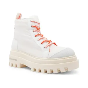 Мягкие ботильоны Зубастый армейский с добавлением кожи Calvin Klein, бежевый