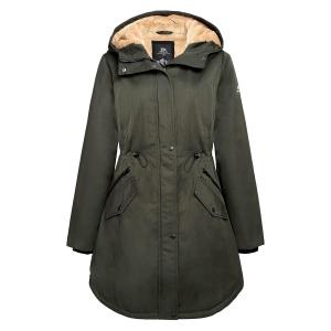 Парка Orolay Windproof Faux Fur Hooded, зеленовато-серый