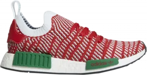 Кроссовки Adidas NMD_R1 STLT Primeknit 'Christmas', красный