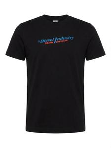 DIESEL Футболка 'T-Diegor New Industries' в черном цвете