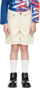 Детские джинсовые шорты Off-White D-Macs-Sh-J Diesel