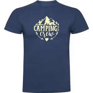 Футболка с коротким рукавом Kruskis Camping Crew, синий