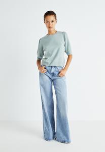 Футболка с принтом ONLRICA LIFE ONLY, мята