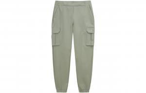 THE NORTH FACE Трикотажные спортивные штаны унисекс серо-зеленые